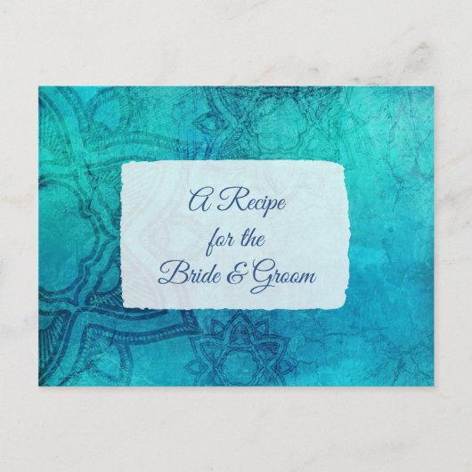 花嫁のためのレシピ ウェディング レシピ カード (正面)