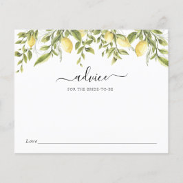 花嫁のためのレモンと緑のアドバイス