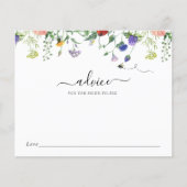 花嫁のためのワイルドフラワーとビーアドバイス (正面)