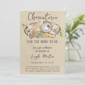 花嫁のための前祝いシャルキュトリー・パーティーボード 招待状 (スタンド正面)