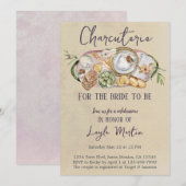 花嫁のための前祝いシャルキュトリー・パーティーボード 招待状 (正面/裏面)