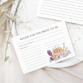 花嫁のための市場レシピから外れている エンクロージャーカード