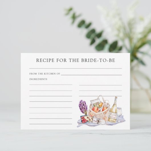 花嫁のための市場レシピから外れている エンクロージャーカード (スタンド正面)