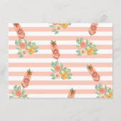 花嫁のための明るいカクテルアドバイス エンクロージャーカード (裏面)