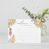 花嫁のための明るいカクテルアドバイス エンクロージャーカード (スタンド正面)