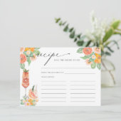花嫁のための明るいカクテルレシピ エンクロージャーカード (スタンド正面)