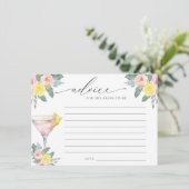 花嫁のための明るいカクテルレシピ エンクロージャーカード (スタンド正面)