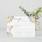 花嫁のための明るいカクテルレシピ エンクロージャーカード (スタンド正面)