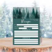 花嫁のための松の木の森の水の色のレシピ