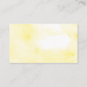 花嫁のための水色ひまわりレシピ エンクロージャーカード (裏面)