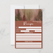 花嫁のための秋の森の水の色のレシピ (正面)