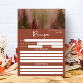 花嫁のための秋の森の水の色のレシピ