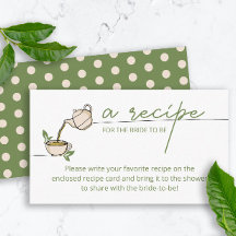 花嫁のための茶パーティーブライダルシャワーレシピ