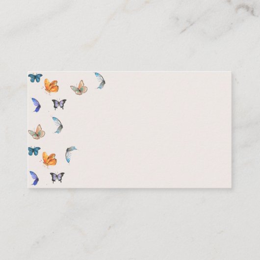 花嫁のための遊び心あふれるフラワーボホーレシピ 🌸🍴 エンクロージャーカード (裏面)