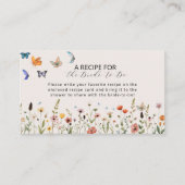 花嫁のための遊び心あふれるフラワーボホーレシピ 🌸🍴 エンクロージャーカード (正面)