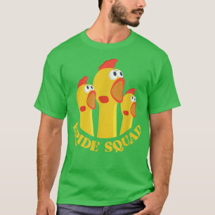 花嫁のための面白いバチェロレッテパーティーグッズ  BRIDE SQUAD Tシャツ
