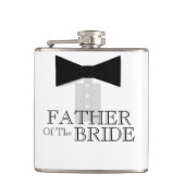 花嫁のちょうネクタイのタキシードの父 フラスク (正面)