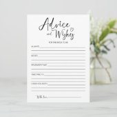 花嫁のアドバイスと願い 招待状 (スタンド正面)