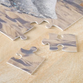 花嫁のウェディングドレス ビーチウェディング 高級ドレス ブライダル ジグソーパズル (側面)