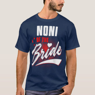 花嫁のウェディングパーティーに合わせたノニ オブ ブライズメイド Tシャツ