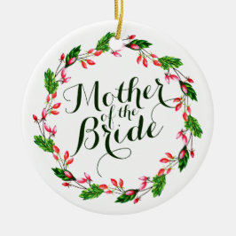 花嫁のエレガントな結婚式|のオーナメントの母 セラミックオーナメント
