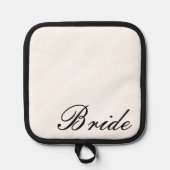 花嫁のオーブンミッター 鍋敷き (正面)