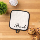 花嫁のオーブンミッター 鍋敷き (トップダウン)