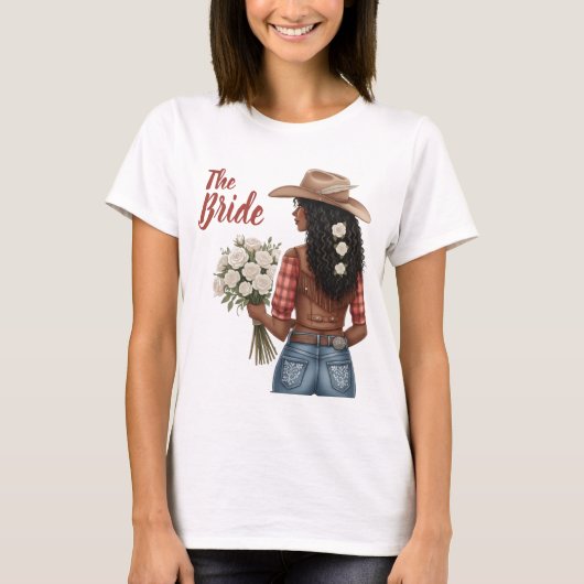 花嫁のカウガール Tシャツ (正面)