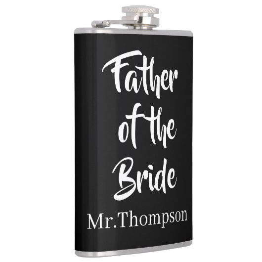 花嫁のカスタムウェディングの親ギフトのお父さん フラスク (右)