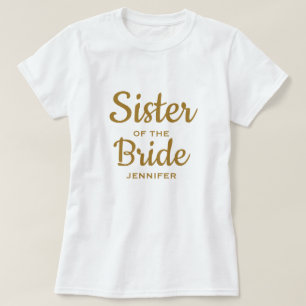 花嫁のカスタム妹Tシャツ Tシャツ