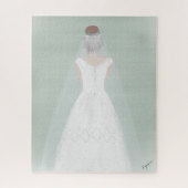 花嫁のカード ジグソーパズル (縦)