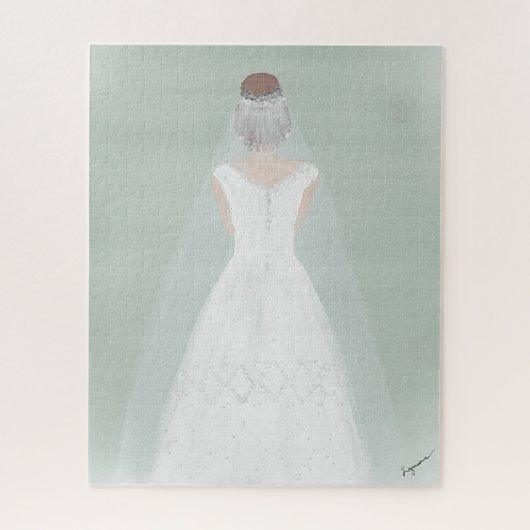 花嫁のカード ジグソーパズル (縦)