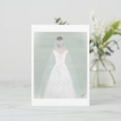 花嫁のカード 招待状 (スタンド正面)