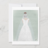 花嫁のカード 招待状 (正面)