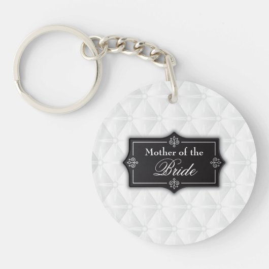 花嫁のキーチェイン結婚のラグジュアリーな母 キーホルダー (正面)