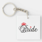 花嫁のキーチェーン キーホルダー (正面)