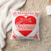 花嫁のクッション。花嫁に予約 クッション (ブランケット)