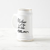 花嫁のクラシックな母 ビールジョッキ (正面左)