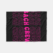 花嫁のクルー フリースブランケット (正面(横))