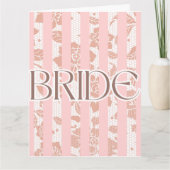 花嫁のグリーティングカード（Orievolvedesignsによる） カード (正面)