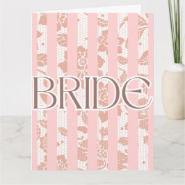 花嫁のグリーティングカード（Orievolvedesignsによる） カード