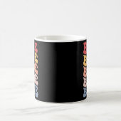 花嫁のグルーヴィーな結婚前パーティー コーヒーマグカップ (中央)