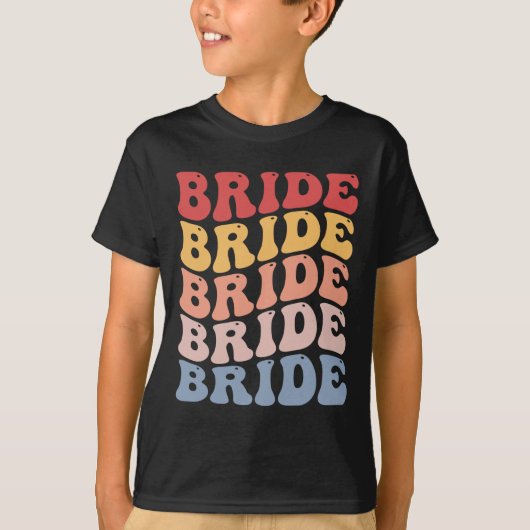 花嫁のグルーヴィーな結婚前パーティー Tシャツ (正面)