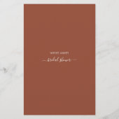 花嫁のゲームを知っているテラコッタブライダルシャワー (裏面)