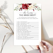 花嫁のゲームを知っているバ最高のルガンディ