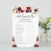 花嫁のゲームを知っているボホのロマン最高のティック (スタンド正面)