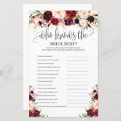 花嫁のゲームを知っているボホのロマン最高のティック (正面/裏面)