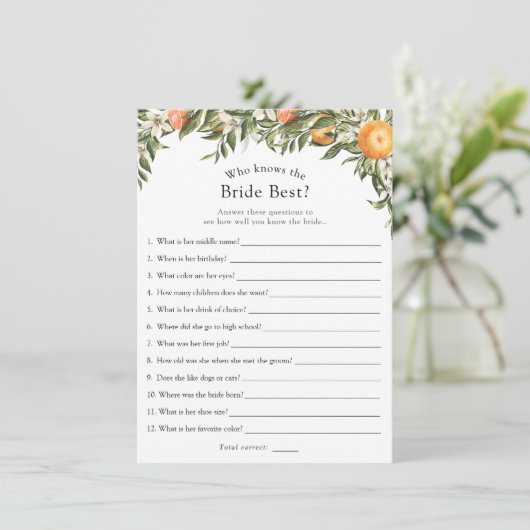 花嫁のゲームを知っている主スクイーズ最高のシトラス 招待状 (スタンド正面)