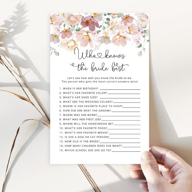 花嫁のゲームを知っている最高の野花 (クリエイターアップロード済み)