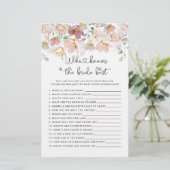 花嫁のゲームを知っている最高の野花 (スタンド正面)